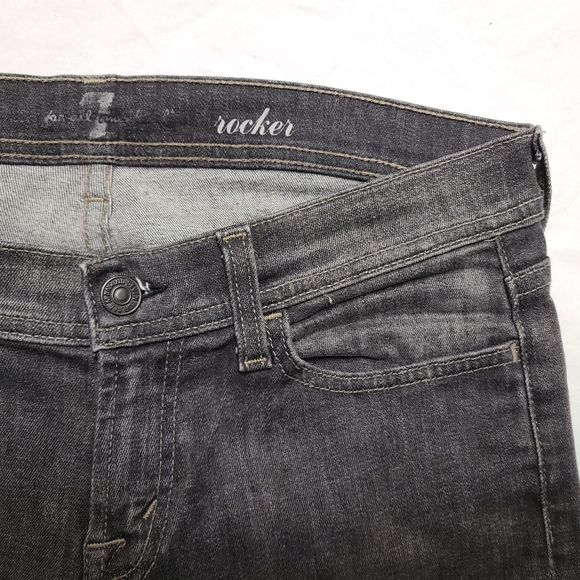 7 For All Mankind Womens Rocker Jeans - Picture 8 of 12